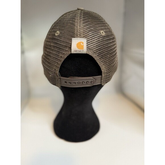 Carhartt Odessa Baseball Cap Snapback Trucker Hat Mesh Back Brown Adjustable - Picture 5 of 7